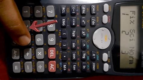 how to remove sci in scientific calculator