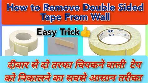 How To Remove Scotch Tape From A Wall