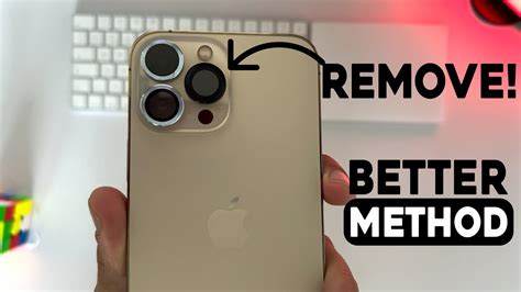 how to remove screen protector on iphone camera