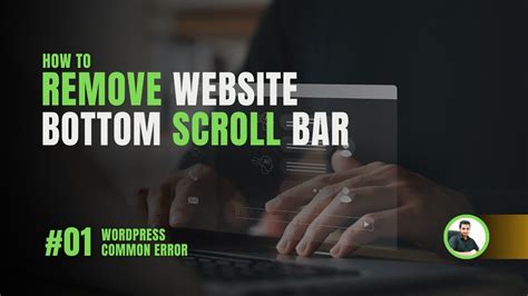 How To Remove Scrollbar At Bottom Of Page