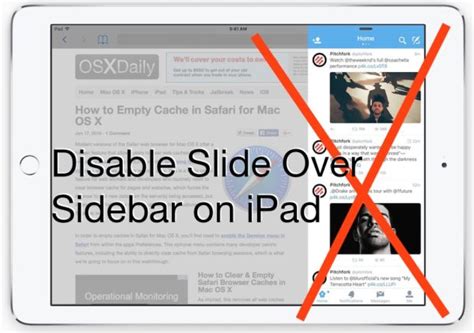 How To Remove Sidebar On Ipad Screen