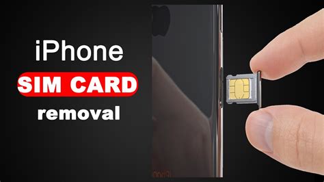 how to remove sim card code iphone