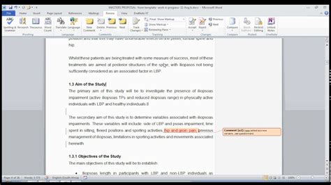 how to remove small vertical line in word