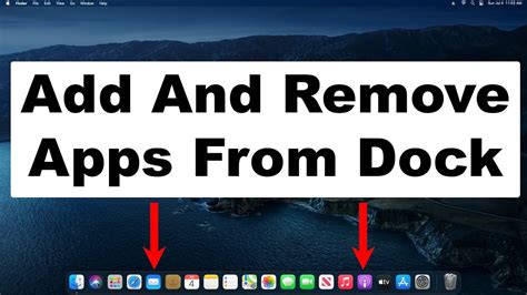 how to remove something from dock on mac