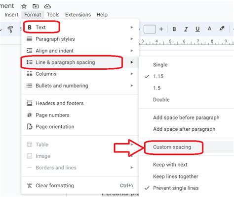how to remove space before text in google docs