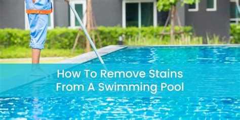 How To Remove Stains From Cement Pool