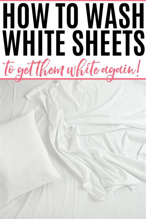 How To Remove Stains From White Sheets