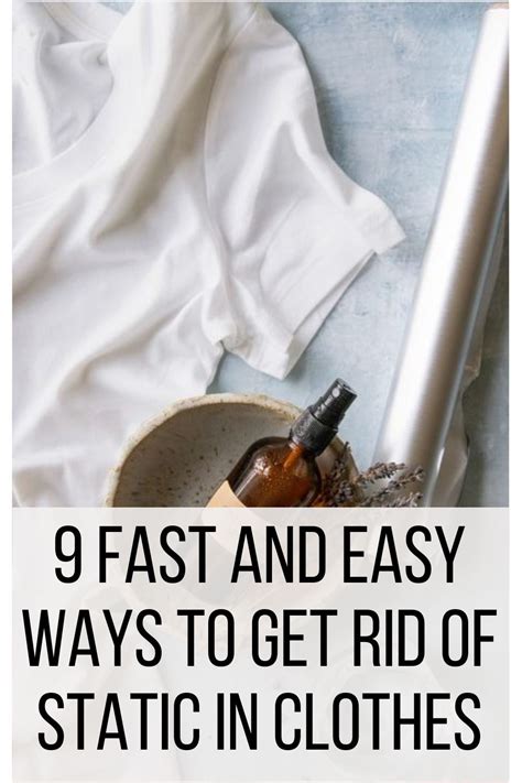 How To Remove Static From Clothes Fast