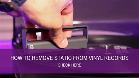 How To Remove Static From Lp Records