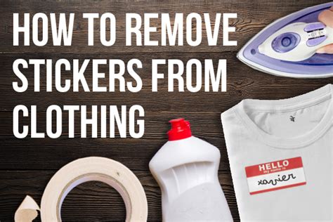 How To Remove Stickers From Items