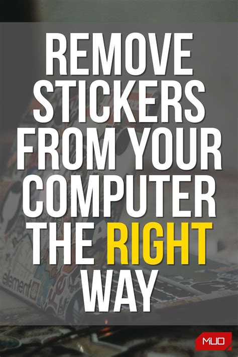How To Remove Stickers From Keyboard