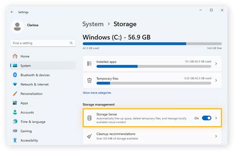 How To Remove Storage Space