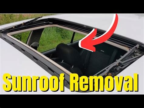 How To Remove Sunroof Cover
