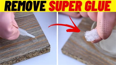 How To Remove Super Glue From Table Without Acetone