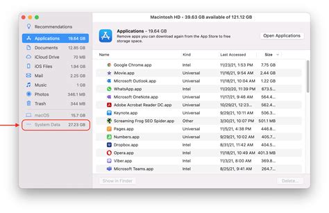 how to remove system data from mac