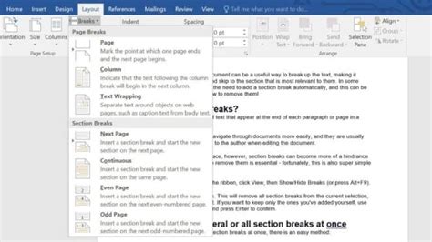 How To Remove Table Break In Word