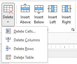 how to remove table but keep data in word