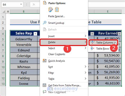 How To Remove Tables On Excel