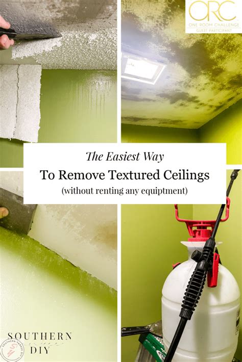 How To Remove Texture From Ceilings