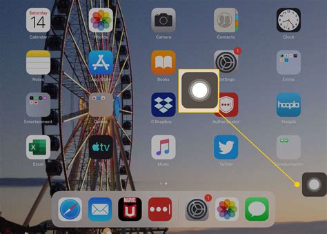 how to remove the accessibility button on ipad
