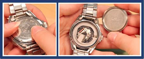 how to remove the back of a fossil watch