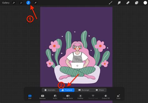 how to remove the background of an image on procreate