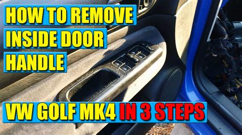How To Remove The Inside Of A Door Handle