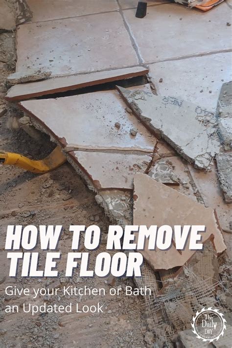 How To Remove Tile From Floor In Bathroom