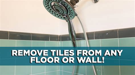 How To Remove Tile Glue On Wall