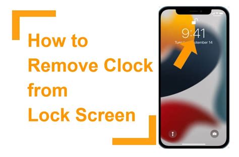 how to remove time and date from lock screen ipad