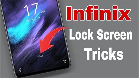 how to remove time from lock screen in infinix