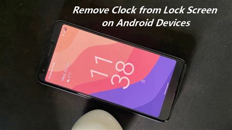 how to remove time from lock screen in realme