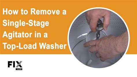 How To Remove Top Load Agitator