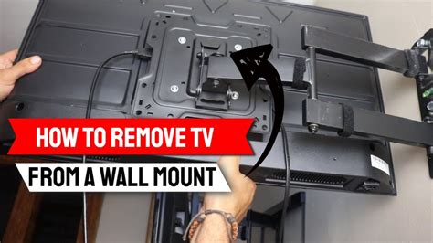 How To Remove Tv From Wall Mount No String