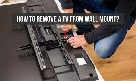 How To Remove Tv From Wall Mount With Strings