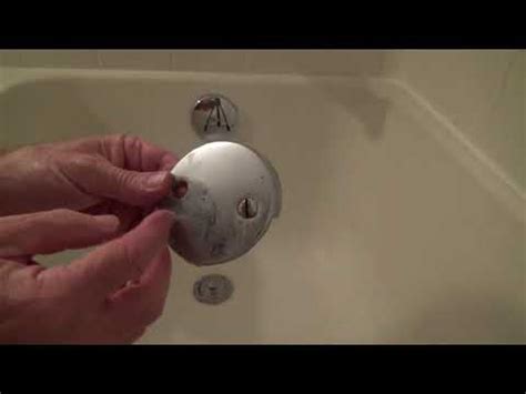 How To Remove Twist Bath Overflow Cover