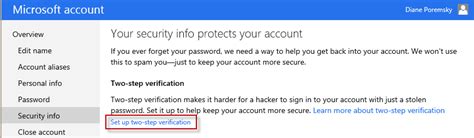 how to remove two factor authentication on outlook email