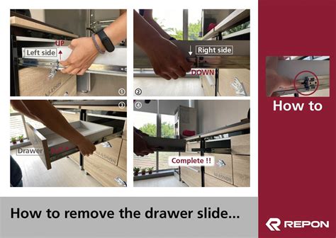 How To Remove Under Drawer Slides