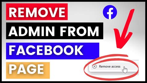 how to remove user facebook page