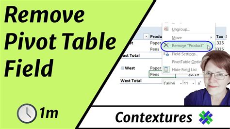 How To Remove Values From A Pivot Table
