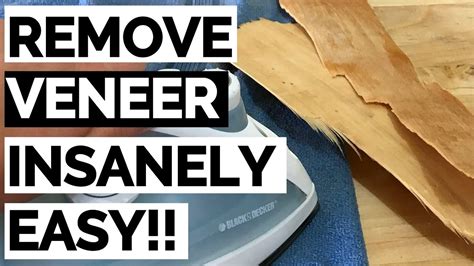 How To Remove Veneer From A Table Top