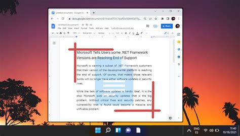how to remove vertical margins in google docs