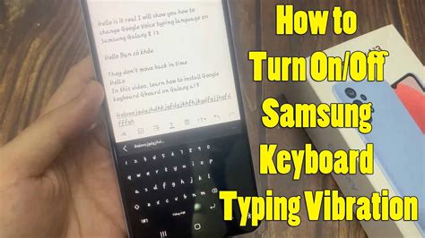How To Remove Vibration When Typing Samsung