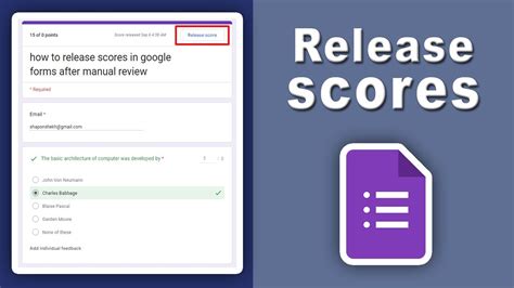 how to remove view score from google form