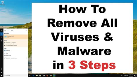 how to remove virus from computer