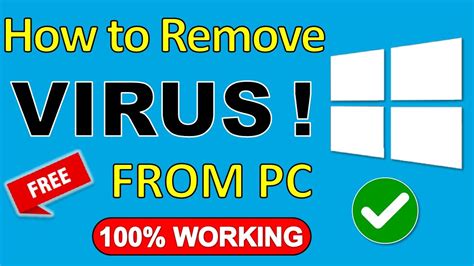how to remove virus from pc