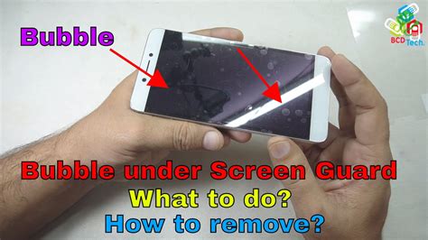 How To Remove Water Bubbles From Screen Protector