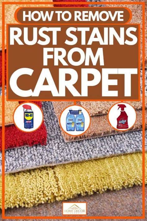 How To Remove Water Rust Stains From Carpet