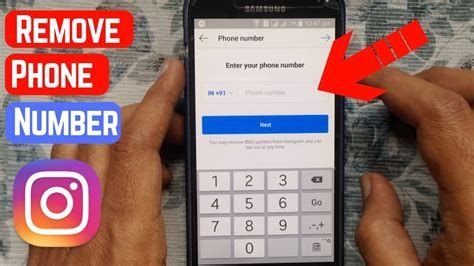 how to remove whatsapp number from instagram