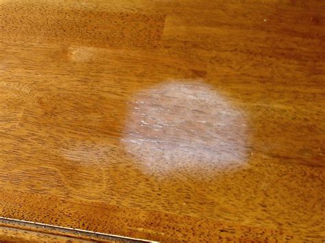 how to remove white marks from coffee table